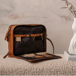 Cathy strikketaske skind