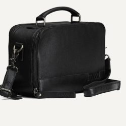 Lilly strikke taske skind