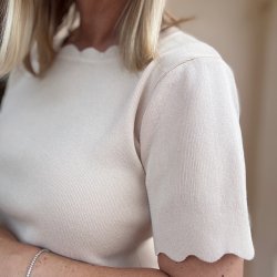 T-shirt Sofia i strik 