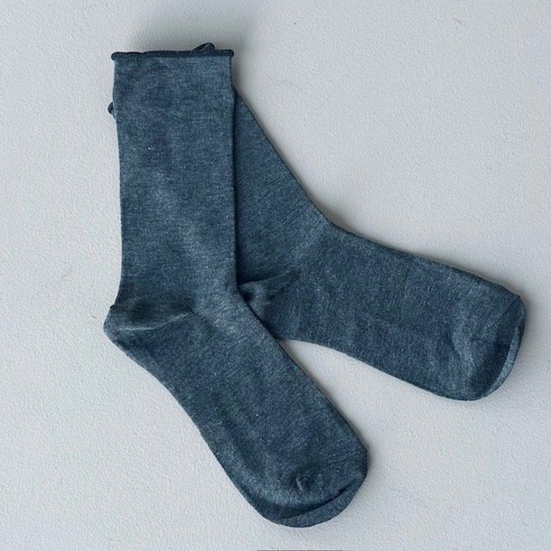 Strmpe kantfri bomuld str 35-40