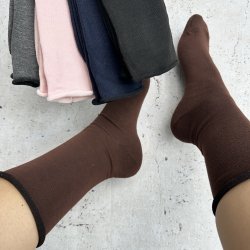 Strmpe kantfri bomuld str 35-40