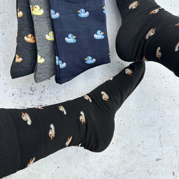 Herre strmper med nder Bomuld