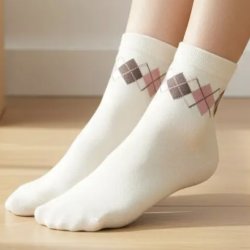 Str�mper med Argyle-m�nster 