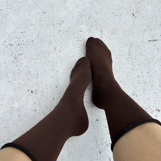 Strmpe kantfri bomuld str 35-40