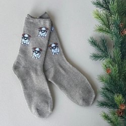 Herre strmper vinter dog Bomuld