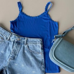 Strop top med blonde