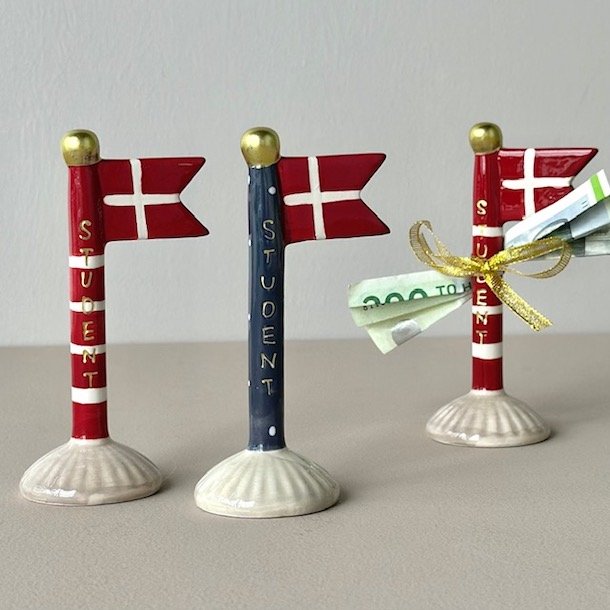 Flag lille student Keramik