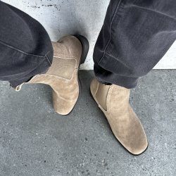 Ankelstvle Marenve beige ruskind Str. 37-41