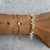 Armb�nd LUNELLA PEARL Armb�nd forgyldt s�lv
