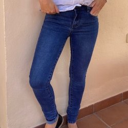 Slim fit jeans stretch medium denim str. XS-Xl