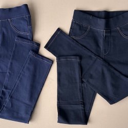 Jeggings Stretch Marine og Bl S-Xxl