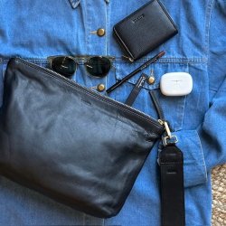 Sussi Clutch stor skind