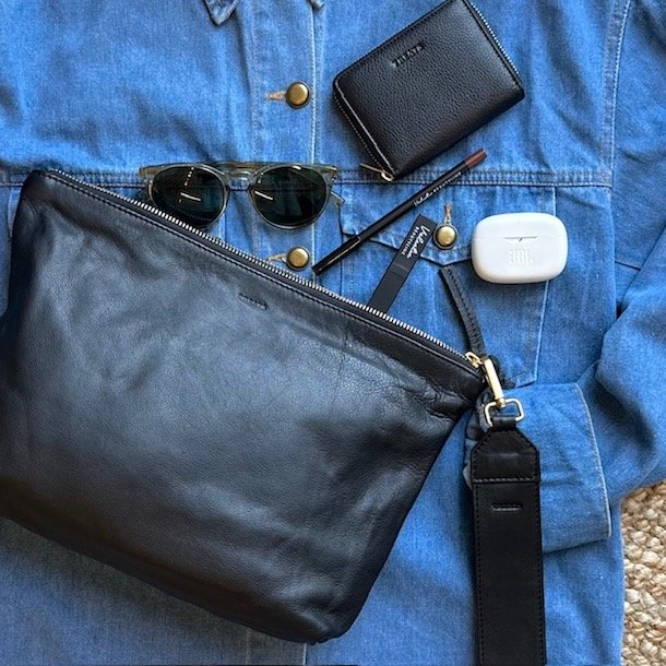 Sussi Clutch stor skind