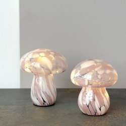 Lampe Mushy chips, glas 17x15 cm