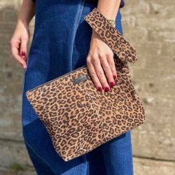 Svea Clutch mellen skind