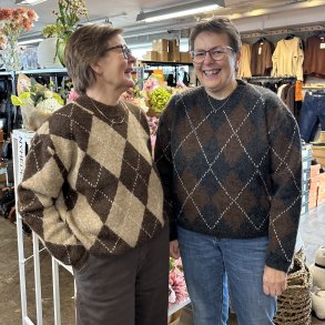 Sweater argyle uld miks 