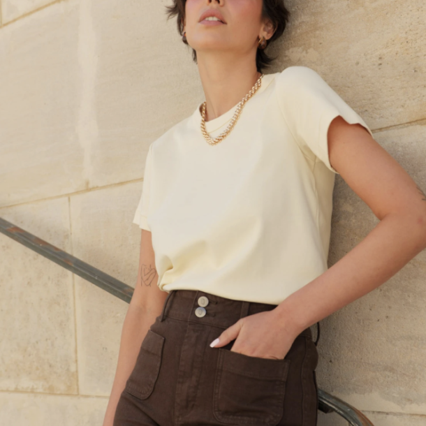 T-shirt ORAIJE bomuld str. XS-XL