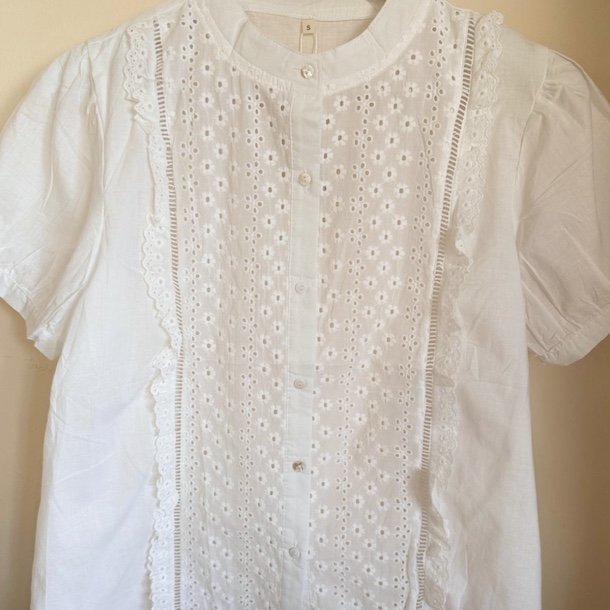 Skjorte med korte rmer bomuld str. S-XL