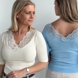 Belen rib T-shirt microfiber S-XXL