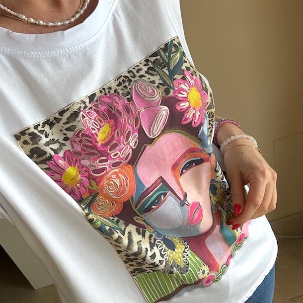 T-shirt KAHLO bomuld