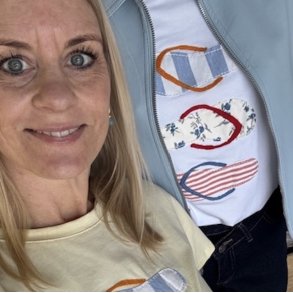 T-shirt med flip flopper 