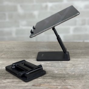 Sammenklaplig tablet bordstander large