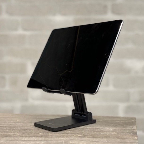 Sammenklaplig tablet bordstander large