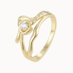 Fingerring Tahiti - Forgyldt 