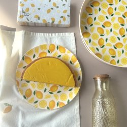 Tallerken citron picnic D 25 cm 