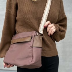 Crossbody coated nylon