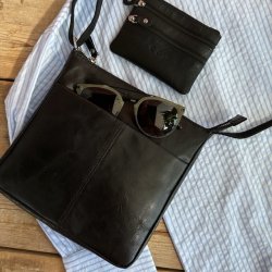 Taske nr 21 crossbody buffalo skind