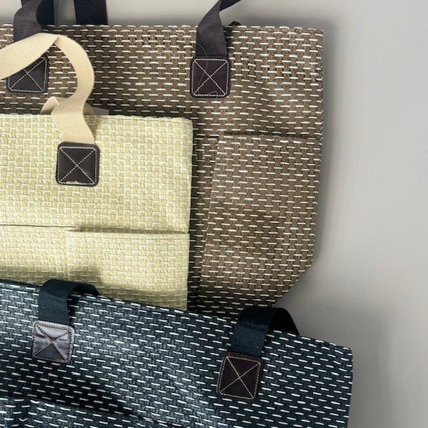 Shopper med siddeunderlag