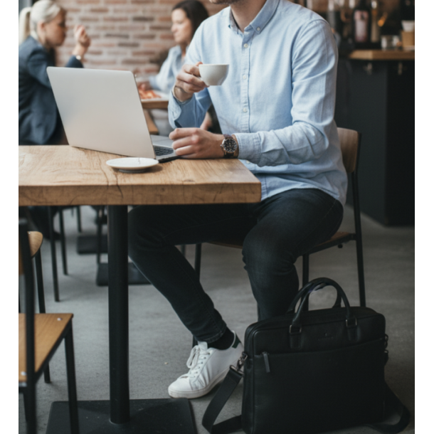 Titan Laptop taske Skind