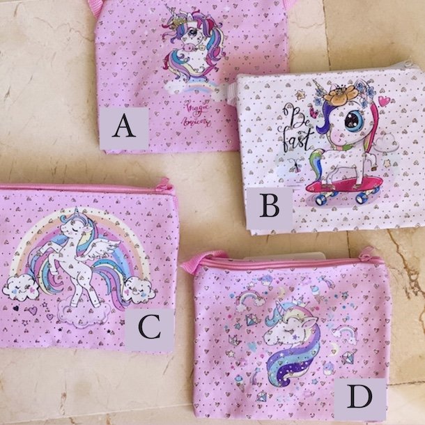 Pung med lang rem UNICORN