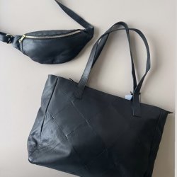 Sonja shopper + bltetaske sort