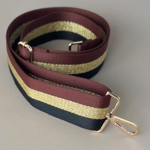 Margit rem brun / guld / sort