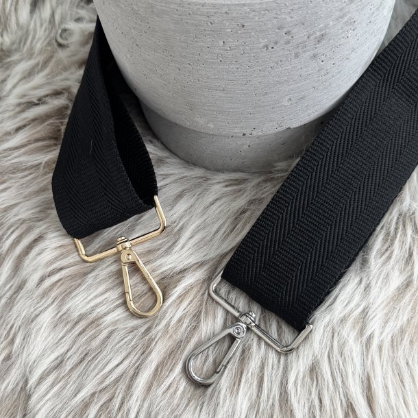 Taskerem struktur sort guld/slv