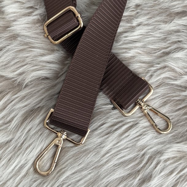 Taskeremme ruffel Guld