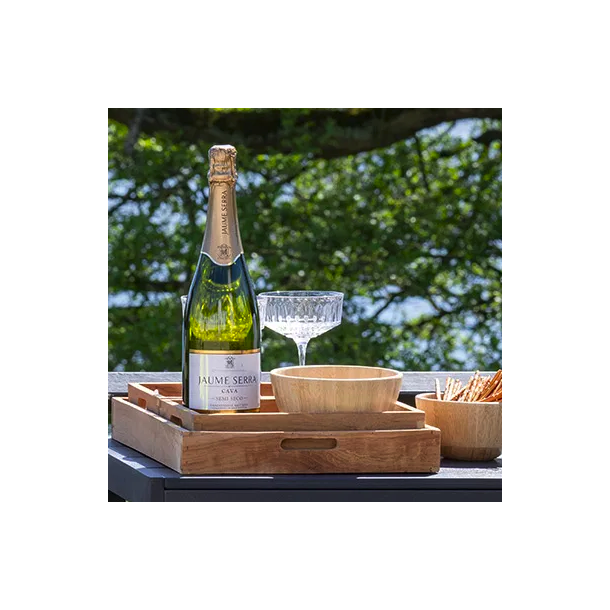 Bakke s�t teak tr� - s�t med 3