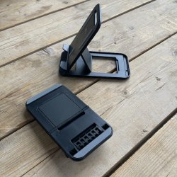Telefon holder sammenklaplig