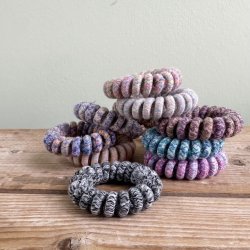Spiral elastikker meleret farver