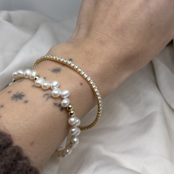 Armbnd Tennis flex gold 