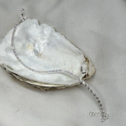 Armb�nd Tennis Vintage Oval s�lv