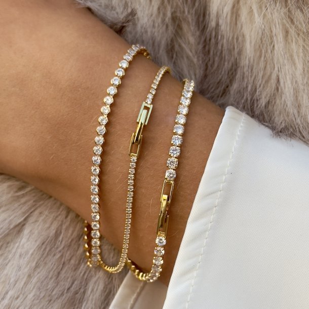 Armbnd Tennis Vintage Oval slv