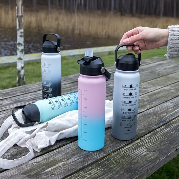 Termoflaske med drikketud - 850 ml