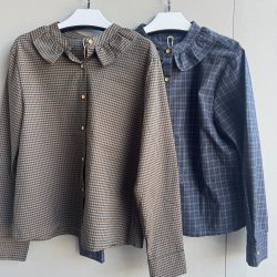 Skjorte Astrid - bomuld str. xs-xl