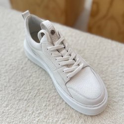 Sneakers THE SPIRIT hvid skind str 36-41