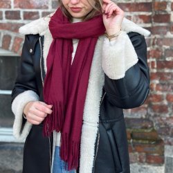 Trklde ensfarvet 100% viskose