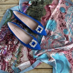 Kvadratisk trklde ALPS satin