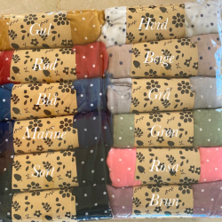 Trklde dot viskose/bomuld